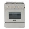 Kucht 30 In. 4.2 Cu. Ft. Freestanding Dual-Fuel Range In Stainless Steel (KRD306F)