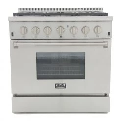 Shop By Brand Kucht 36 In. 5.2 Cu. Ft. Professional All Gas Range In Stainless Steel (KRG3618U)