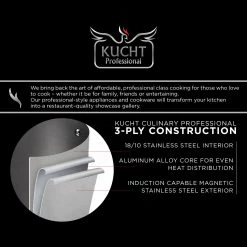 Kucht Professional 10 Piece Stainless Steel Cookware Set (K16020) 31 Kucht Professional 10 Piece Stainless Steel Cookware Set (K16020)