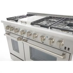 Kucht 48 In. 6.7 Cu. Ft. Freestanding Dual-Fuel Range In Stainless Steel (KRD486F)