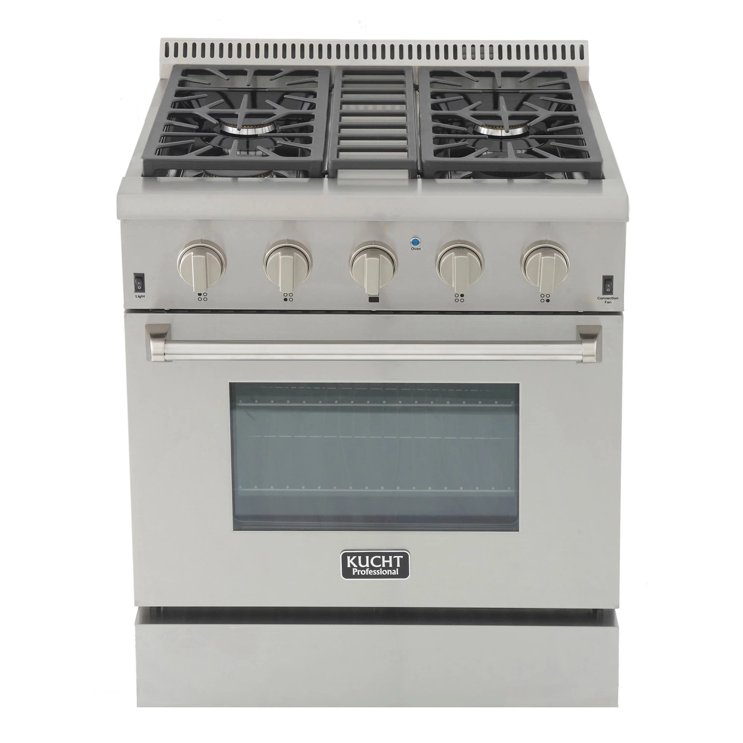 Kucht 30 In. 4.2 Cu. Ft. Professional All Gas Range In Stainless Steel (KRG3080U) 3 Kucht 30 In. 4.2 Cu. Ft. Professional All Gas Range In Stainless Steel (KRG3080U)