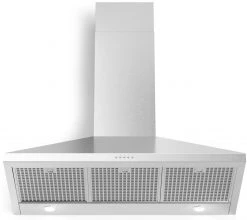 Shop By Brand Forté Bravo Wall Mount 600 CFM Range Hood In Stainless Steel