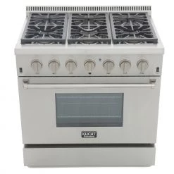 Kucht 36 In. 5.2 Cu. Ft. Freestanding Dual Fuel Range In Stainless Steel (KRD366F) Shop By Brand