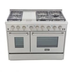 Kucht 48 In. 6.7 Cu. Ft. Freestanding Dual-Fuel Range In Stainless Steel (KRD486F)
