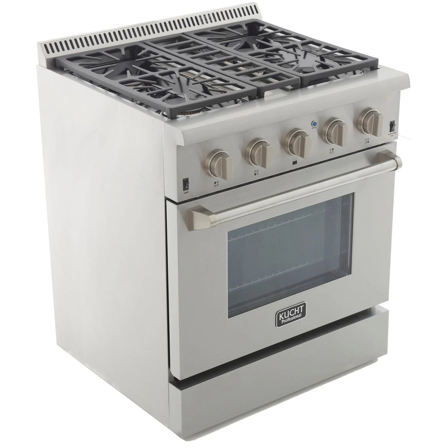 Kucht 30 In. 4.2 Cu. Ft. Professional All Gas Range In Stainless Steel (KRG3080U) 5 Kucht 30 In. 4.2 Cu. Ft. Professional All Gas Range In Stainless Steel (KRG3080U)