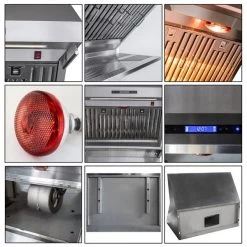Forno Savona - 30 In. Wall Mount Range Hood And Back Splash With Red Light Warmer And Shelf (FRHWM5029-30HB) 12 Forno Savona - 30 In. Wall Mount Range Hood And Back Splash With Red Light Warmer And Shelf (FRHWM5029-30HB)