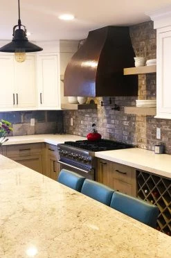 Premier Copper Products Premier Copper 36 In. Campana Wall Mounted Range Hood In Hammered Copper