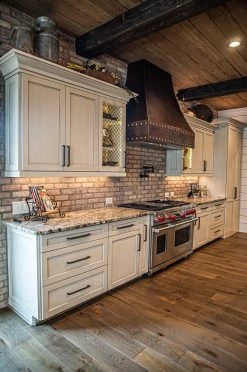 Premier Copper Products Shop By Brand Premier Copper 36 In. Correa Wall Mounted Range Hood In Hammered Copper