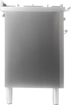 ILVE 36" 3.55 Cu. Ft. Nostalgie Series Freestanding Dual Fuel Range In Stainless Steel With Chrome Accents Shop By Brand 14 ILVE 36