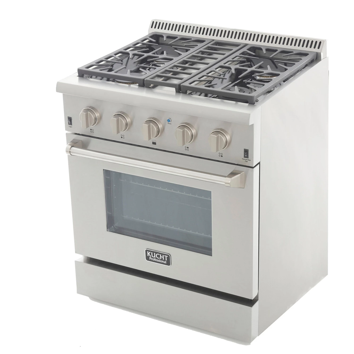 Kucht 30 In. 4.2 Cu. Ft. Professional All Gas Range In Stainless Steel (KRG3080U) 4 Kucht 30 In. 4.2 Cu. Ft. Professional All Gas Range In Stainless Steel (KRG3080U)