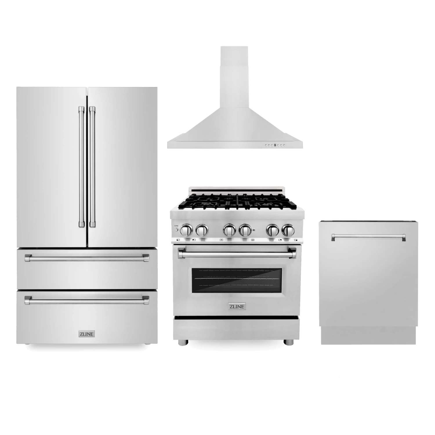 ZLINE Kitchen And Bath All Kitchen Appliance Packages ZLINE Kitchen Package With Refrigeration, 30 In. Stainless Steel Dual Fuel Range, 30 In. Convertible Vent Range Hood And 24 In. Tall Tub Dishwasher (4KPR-RARH30-DWV) 1 ZLINE Kitchen And Bath All Kitchen Appliance Packages ZLINE Kitchen Package With Refrigeration, 30 In. Stainless Steel Dual Fuel Range, 30 In. Convertible Vent Range Hood And 24 In. Tall Tub Dishwasher (4KPR-RARH30-DWV)