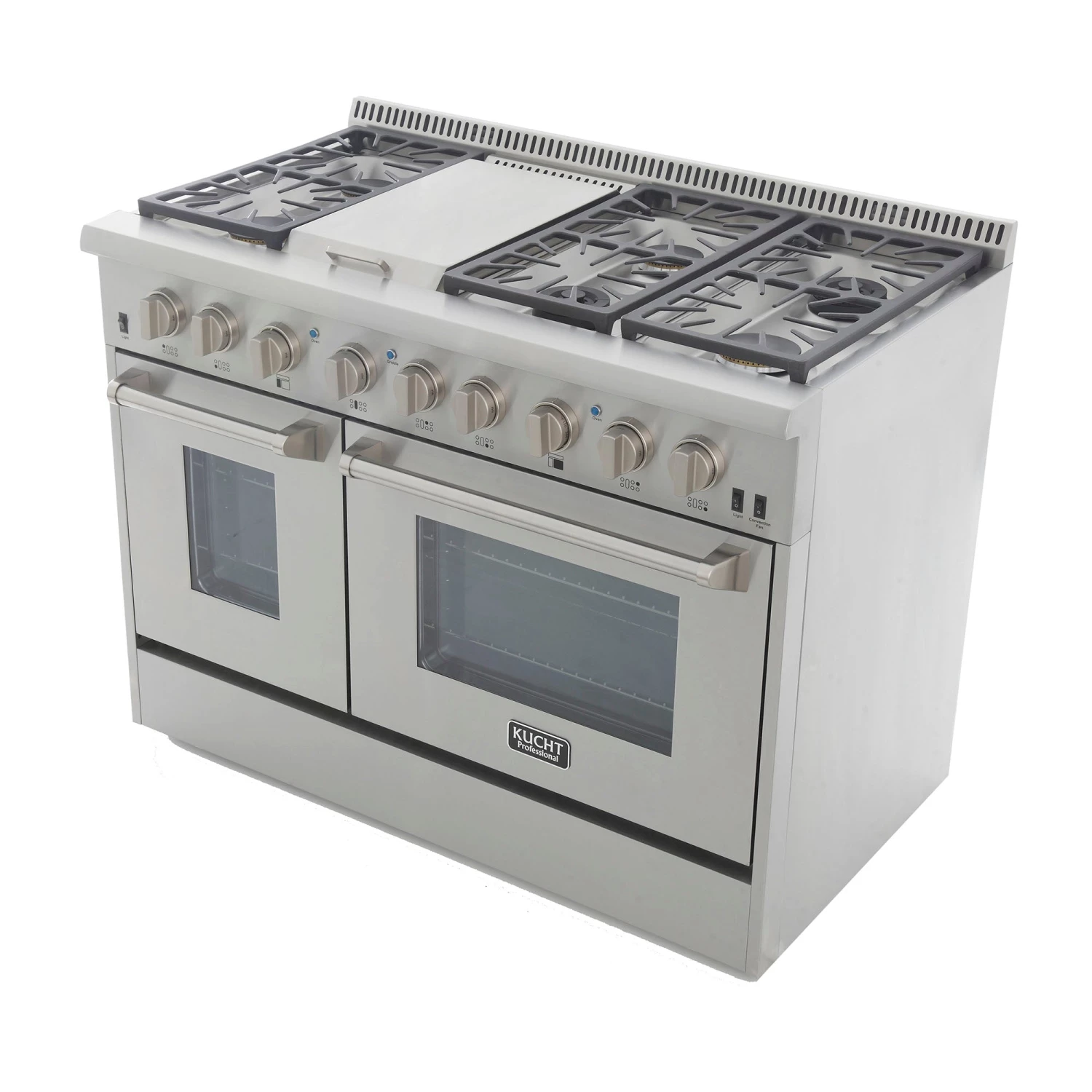 Kucht 48 In. 6.7 Cu. Ft. Professional All Gas Range In Stainless Steel (KRG4804U) Shop By Brand 3 Kucht 48 In. 6.7 Cu. Ft. Professional All Gas Range In Stainless Steel (KRG4804U) Shop By Brand