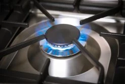 Shop By Brand ILVE 40 In. Freestanding Professional Dual Fuel Range In Stainless Steel With Chrome Trim With Multiple Gas Options (UPDW1006DMP)