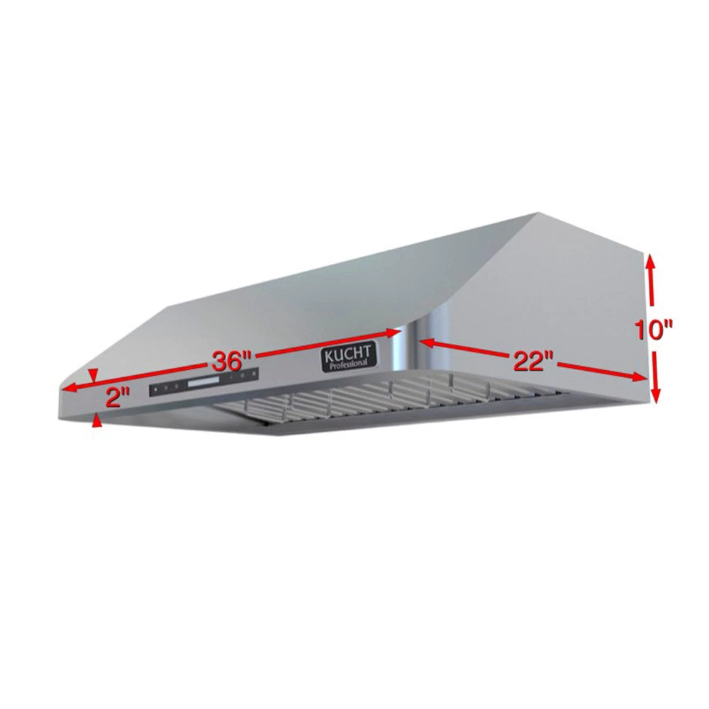 Shop By Brand Kucht 36 In. Under Cabinet Range Hood In Stainless Steel (KRH361A) 7 Shop By Brand Kucht 36 In. Under Cabinet Range Hood In Stainless Steel (KRH361A)
