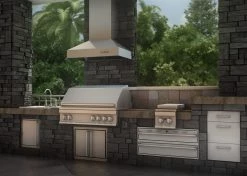 ZLINE Kitchen And Bath ZLINE Ducted Wall Mount Range Hood In Outdoor Approved Stainless Steel (697-304)