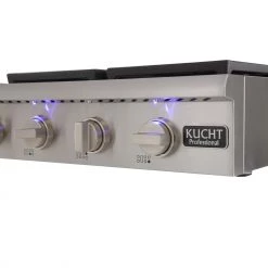 Shop By Brand Kucht 48 In. 6 Burner Gas Stovetop In Stainless Steel (KRT481GU)