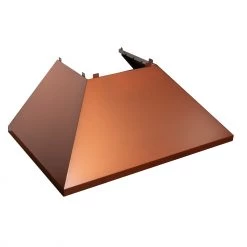 ZLINE Kitchen And Bath Shop By Brand ZLINE Ducted DuraSnow Stainless Steel Range Hood With Copper Shell (8654C)