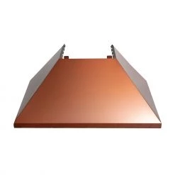 ZLINE Kitchen And Bath Shop By Brand ZLINE Ducted DuraSnow Stainless Steel Range Hood With Copper Shell (8654C)