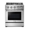 THOR Kitchen 30 Inch Professional Gas Range In Stainless Steel