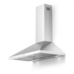 Shop By Brand Forté Bravo Wall Mount 600 CFM Range Hood In Stainless Steel