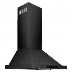 ZLINE Kitchen And Bath ZLINE Convertible Vent Wall Mount Range Hood In Black Stainless Steel (BSKBN)