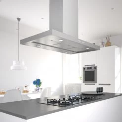 Shop By Brand Faber Bella Isola Island Mount Range Hood With Size Options In Stainless Steel