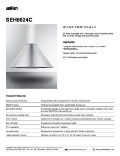 Summit Appliances Shop By Brand SUMMIT 24