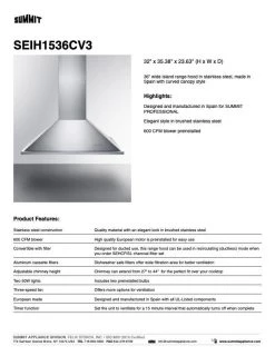 Summit Appliances Shop By Brand SUMMIT 36