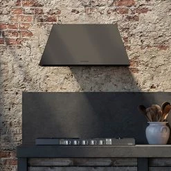 Shop By Brand Faber Chloe Wall Mount Range Hood With Size Options In Black Matte
