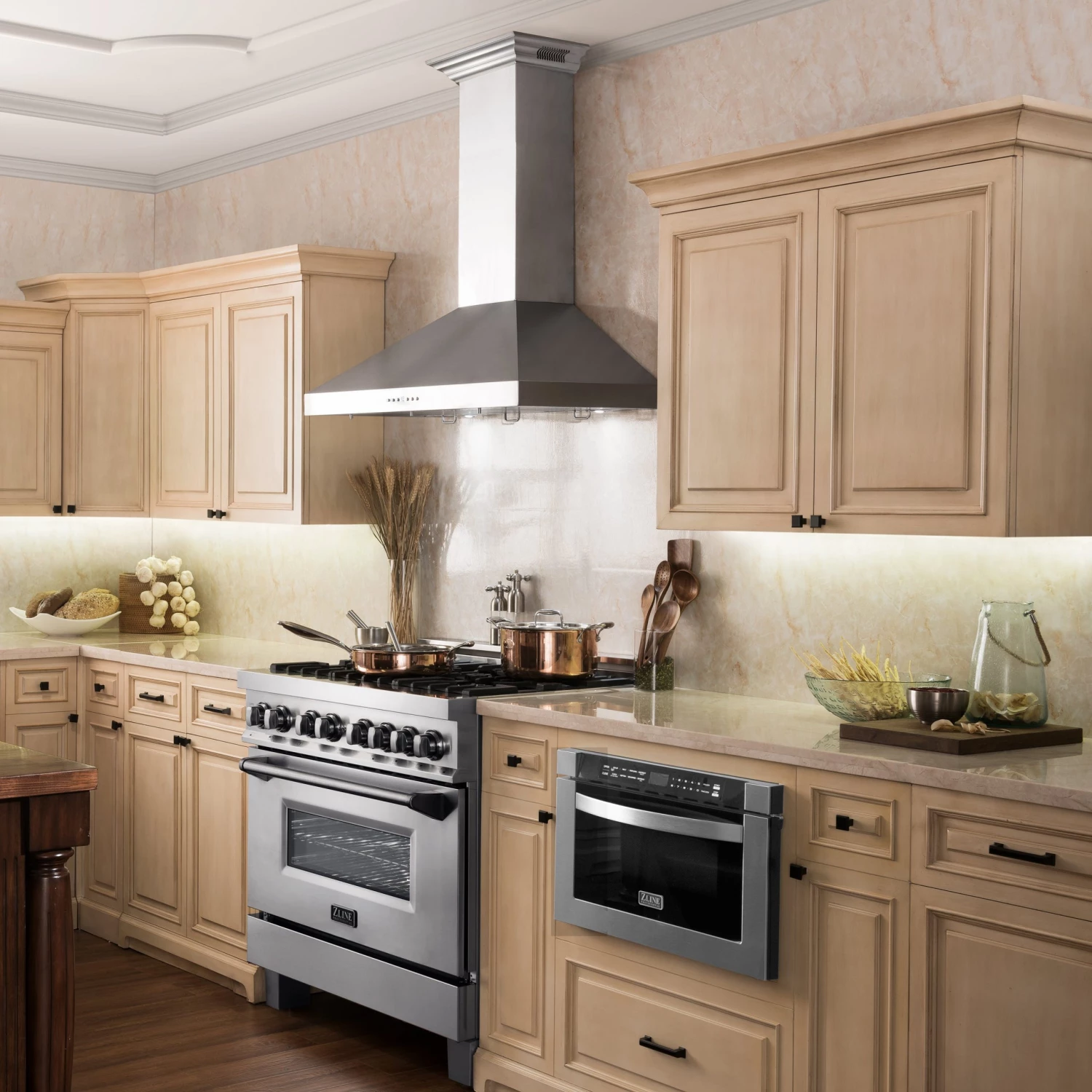 ZLINE Kitchen And Bath ZLINE Ducted Vent Wall Mount Range Hood In Stainless Steel With Built-in ZLINE CrownSound Bluetooth Speakers (KL3CRN-BT) 16 ZLINE Kitchen And Bath ZLINE Ducted Vent Wall Mount Range Hood In Stainless Steel With Built-in ZLINE CrownSound Bluetooth Speakers (KL3CRN-BT)