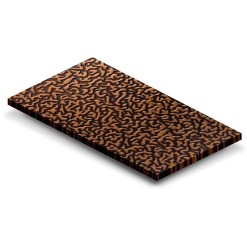 ZLINE Kitchen And Bath 3 X 5 Embossed Copper Sample (CS-E) Range Hood Finish Samples