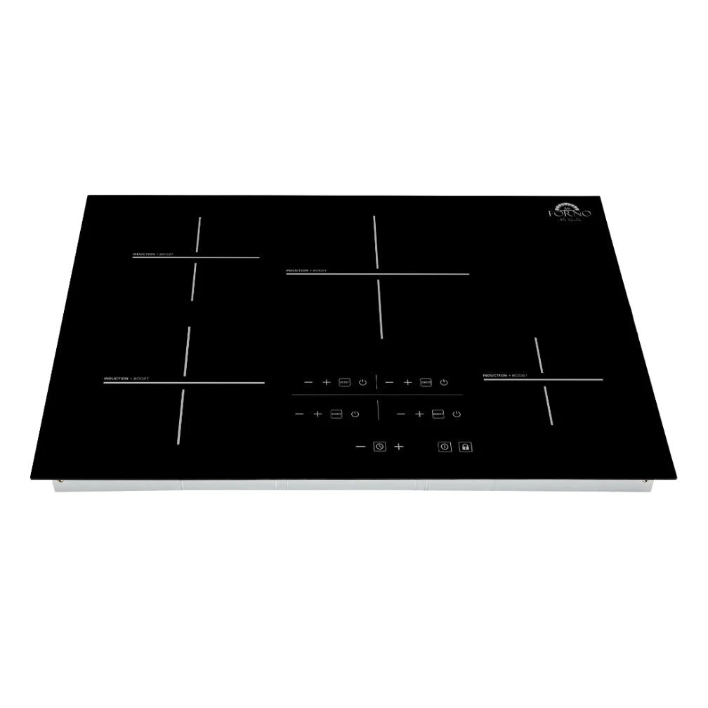 Forno Lecce - 30" 4 Burner Induction Cooktop In Black Glass (FCTIN0545-30) 3 Forno Lecce - 30" 4 Burner Induction Cooktop In Black Glass (FCTIN0545-30)