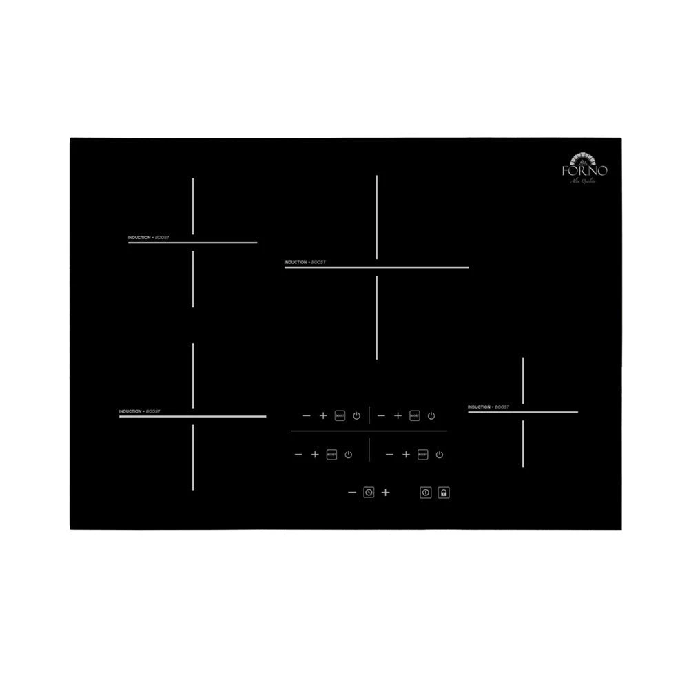 Forno Lecce - 30" 4 Burner Induction Cooktop In Black Glass (FCTIN0545-30) 2 Forno Lecce - 30" 4 Burner Induction Cooktop In Black Glass (FCTIN0545-30)