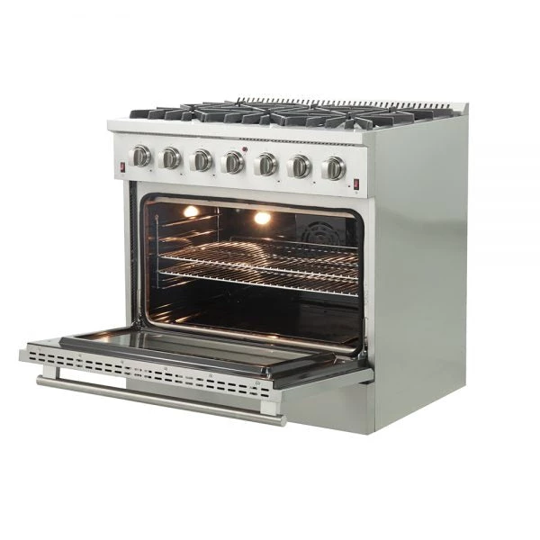 Forno Galiano Gold Professional - 36 Inch 5.32 Cu.ft. Freestanding All Gas Range (FFSGS6244-36) 4 Forno Galiano Gold Professional - 36 Inch 5.32 Cu.ft. Freestanding All Gas Range (FFSGS6244-36)