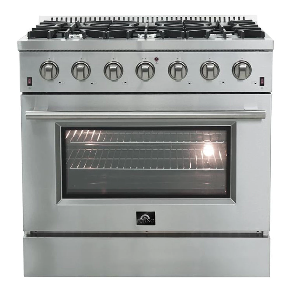Forno Galiano Gold Professional - 36 Inch 5.32 Cu.ft. Freestanding All Gas Range (FFSGS6244-36) 1 Forno Galiano Gold Professional - 36 Inch 5.32 Cu.ft. Freestanding All Gas Range (FFSGS6244-36)