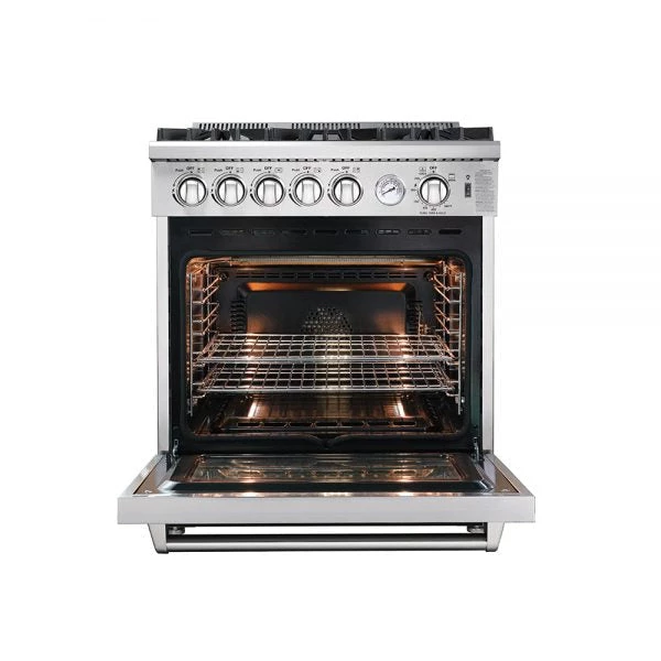 Forno Lseo - Professional 30 In. 4.23 Cu. Ft. Freestanding Range With Gas Stove And Gas Oven (FFSGS6275-30) 2 Forno Lseo - Professional 30 In. 4.23 Cu. Ft. Freestanding Range With Gas Stove And Gas Oven (FFSGS6275-30)