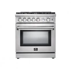 Forno Lseo - Professional 30 In. 4.23 Cu. Ft. Freestanding Range With Gas Stove And Gas Oven (FFSGS6275-30)