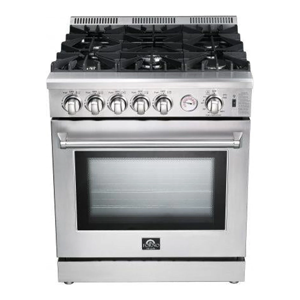 Forno Lseo - Professional 30 In. 4.23 Cu. Ft. Freestanding Range With Gas Stove And Gas Oven (FFSGS6275-30) 3 Forno Lseo - Professional 30 In. 4.23 Cu. Ft. Freestanding Range With Gas Stove And Gas Oven (FFSGS6275-30)