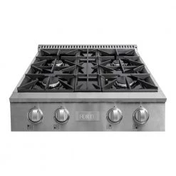 Shop By Brand Forté 30 In. Natural Gas Stovetop With 4 Sealed Burners In Stainless Steel