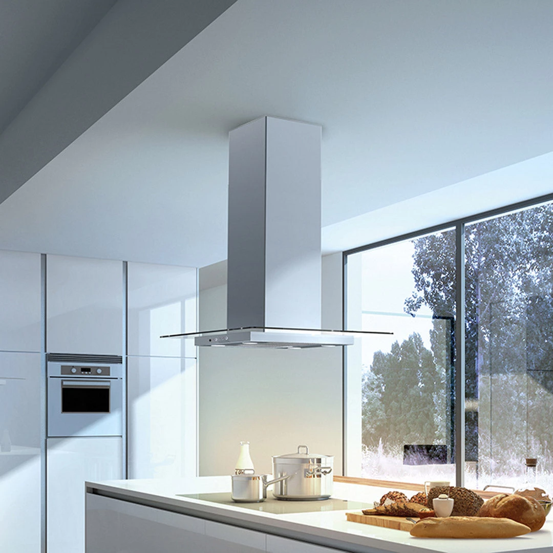 Shop By Brand Faber Glassy Isola 36" Island Mount Range Hood In Stainless Steel 1 Shop By Brand Faber Glassy Isola 36" Island Mount Range Hood In Stainless Steel