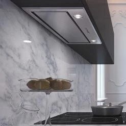 Faber Inca Lux Range Hood Insert With Size Options In Stainless Steel