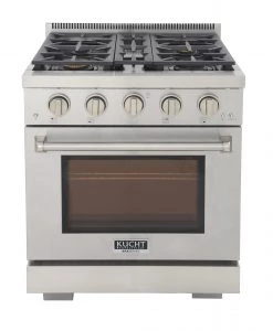 Shop By Brand Kucht 30 In. 4.2 Cu. Ft. All Gas Range In Stainless Steel And Accents (KFX300)