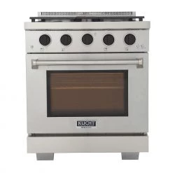 Shop By Brand Kucht 30 In. 4.2 Cu. Ft. All Gas Range In Stainless Steel And Accents (KFX300)