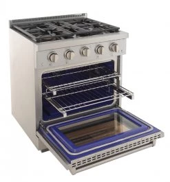 Shop By Brand Kucht 30 In. 4.2 Cu. Ft. All Gas Range In Stainless Steel And Accents (KFX300)
