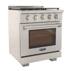 Shop By Brand Kucht 30 In. 4.2 Cu. Ft. All Gas Range In Stainless Steel And Accents (KFX300)