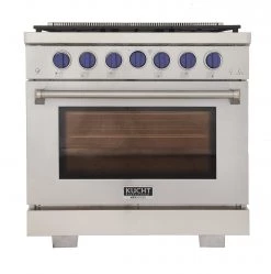 Kucht 36 In. 5.2 Cu. Ft. All Gas Range In Stainless Steel With Accents (KFX360)