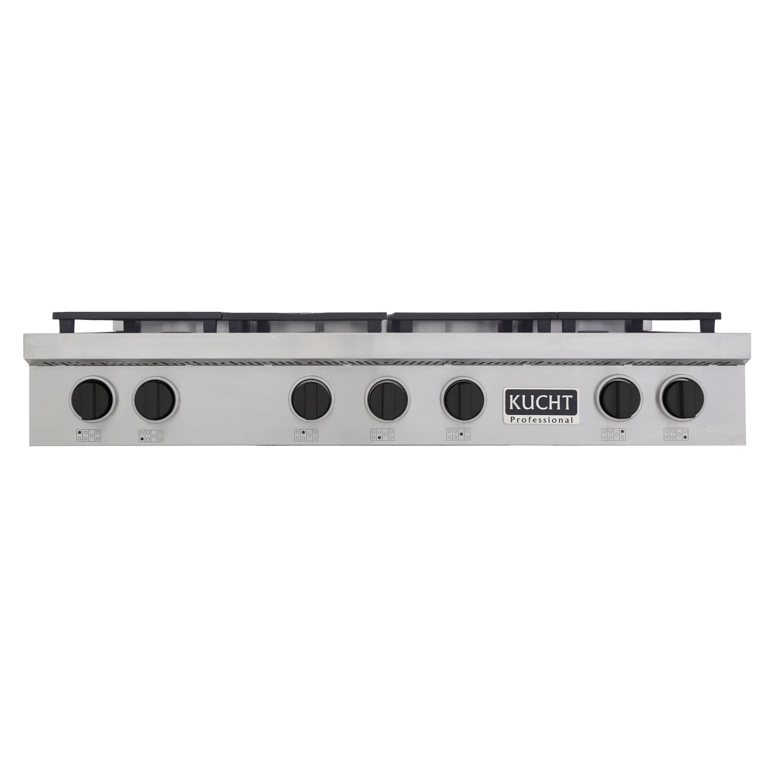 Kucht 48 In. Professional 6 Burner Gas Stovetop In Stainless Steel And Accents (KFX489T) 6 Kucht 48 In. Professional 6 Burner Gas Stovetop In Stainless Steel And Accents (KFX489T)