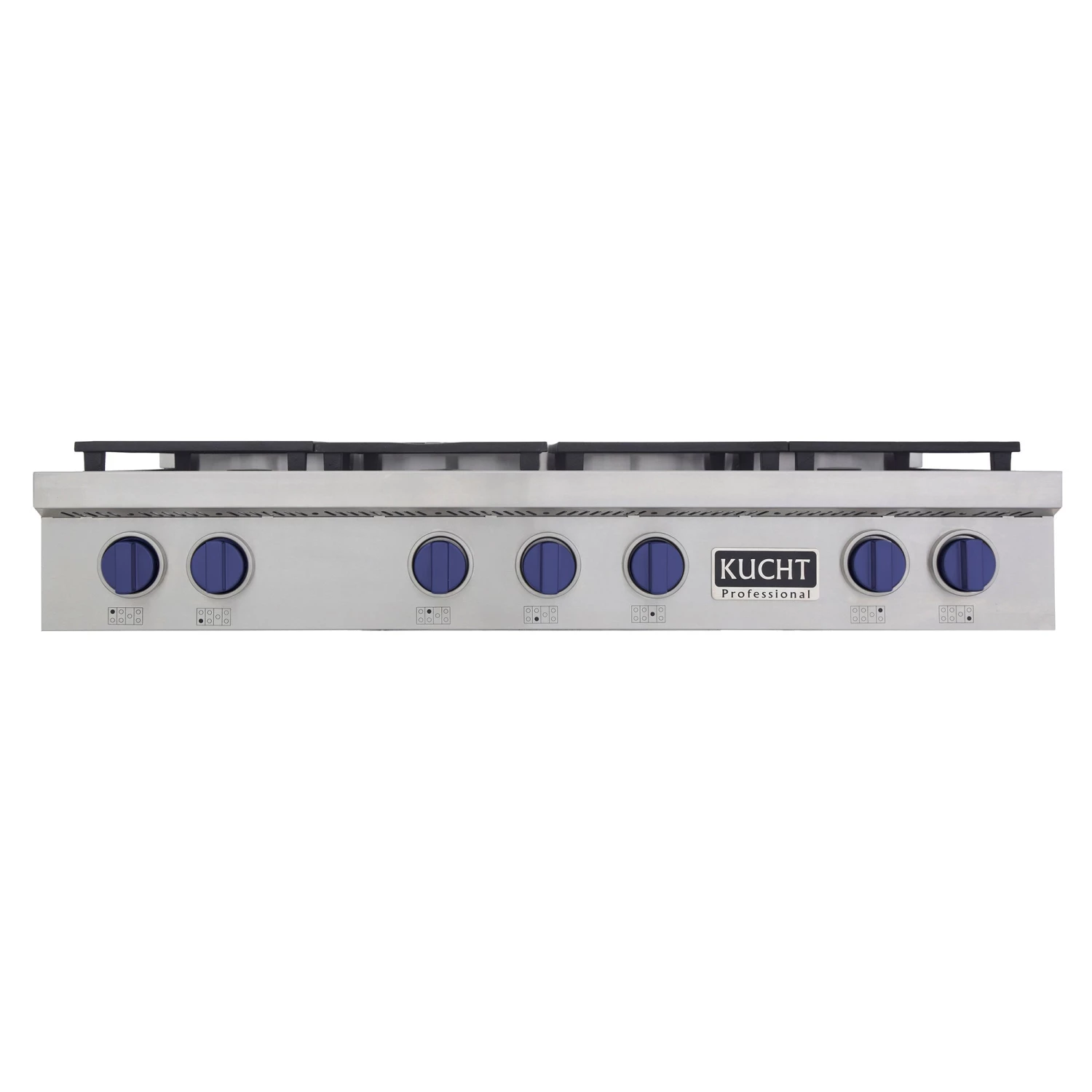Kucht 48 In. Professional 6 Burner Gas Stovetop In Stainless Steel And Accents (KFX489T) 7 Kucht 48 In. Professional 6 Burner Gas Stovetop In Stainless Steel And Accents (KFX489T)