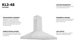 ZLINE Kitchen And Bath ZLINE Convertible Vent Wall Mount Range Hood In Stainless Steel (KL3) Shop By Brand