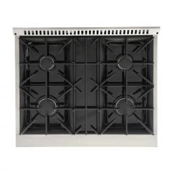 Shop By Brand Kucht 30 In. 4.2 Cu. Ft. Professional All Gas Range In Stainless Steel With Color Options (KNG301)